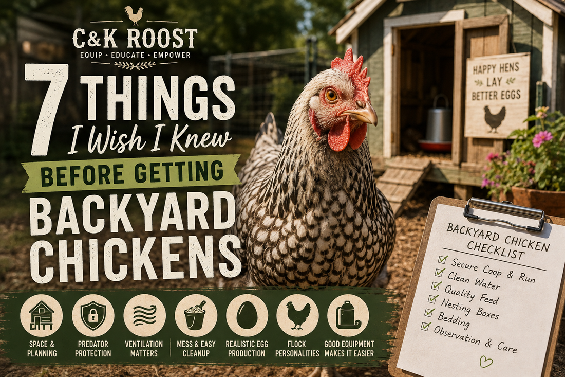 7 Things I Wish I Knew Before Getting Backyard Chickens
