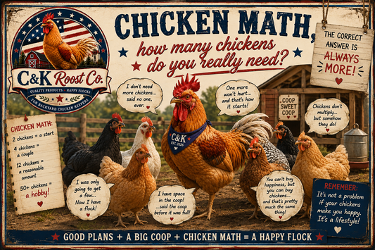 Chicken Math: How to Buy a Coop You Won't Outgrow — C&K Roost Co.