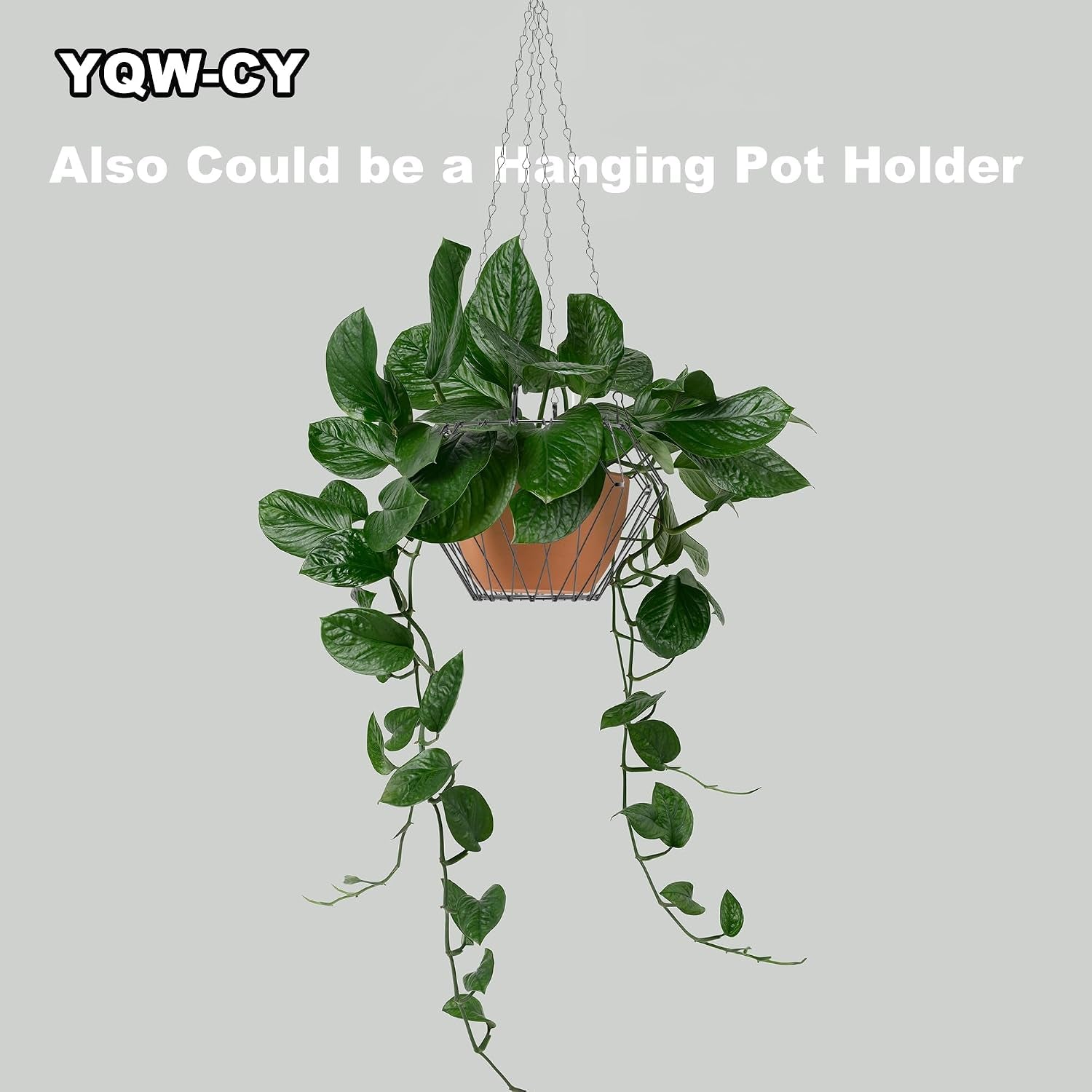 Hanging Chicken Feeder, Foldable Chicken Vegetable Fruits Feeder, Poultry Feeding Holder Basket with Hanging Chain, Veggie Treat Ball for Chicken Coop Accessories (1 Pack)
