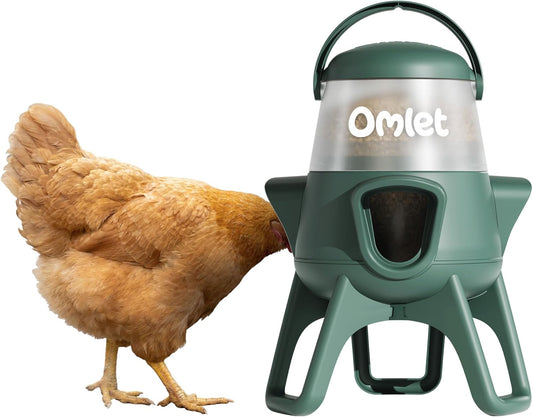 6-Lb No-Waste Chicken Feeder for Coop or Run