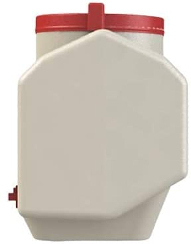 Overez Automatic Chicken Waterer with No Spill System, outside and inside Poultry Drinker, Large 12 Gallon High Capacity Drinking Bottle Dispenser for Hens