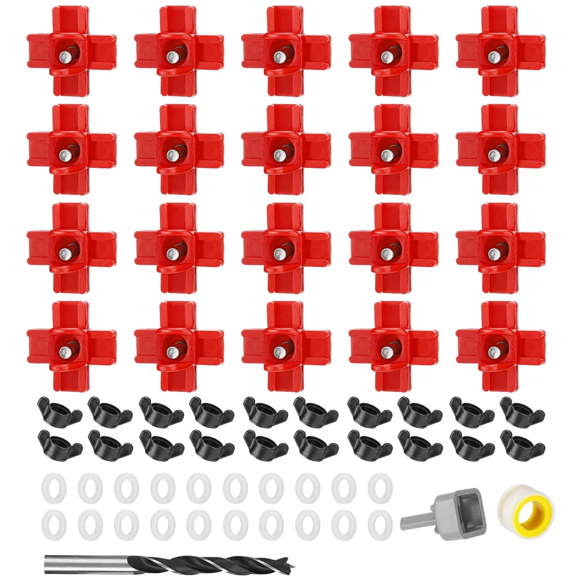 20-Pack Horizontal Chicken Watering Nipples – DIY Poultry Waterer Kit