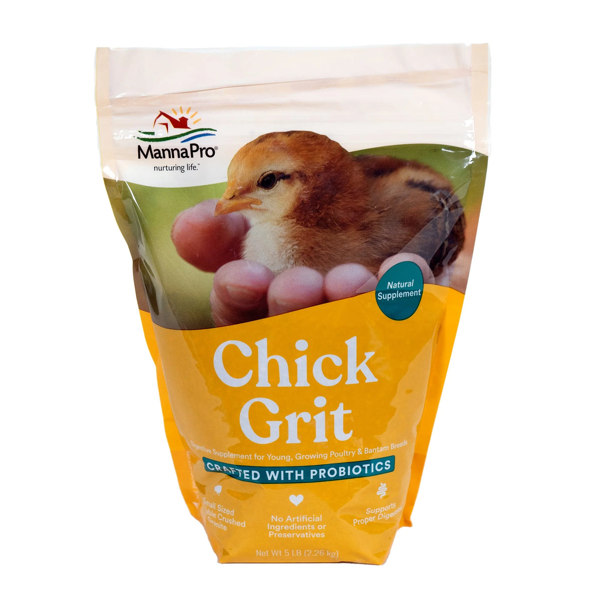 Manna Pro chick grit with probiotics, 5-pound bag