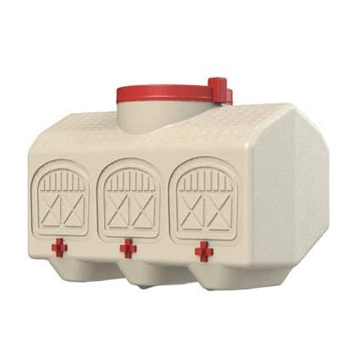 Overez Automatic Chicken Waterer with No Spill System, outside and inside Poultry Drinker, Large 12 Gallon High Capacity Drinking Bottle Dispenser for Hens