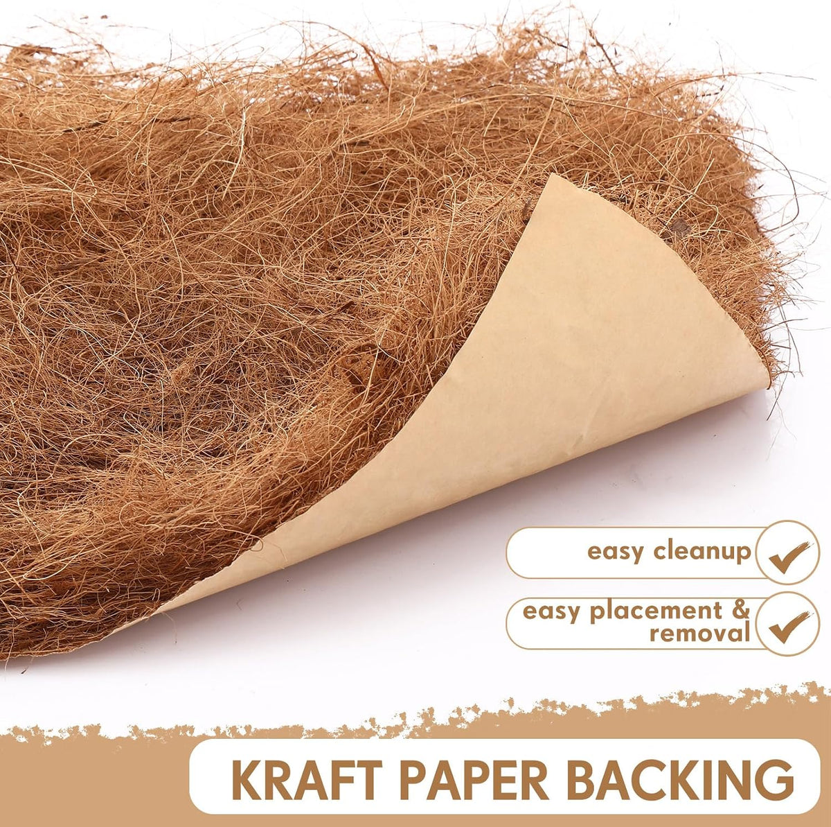 Coconut coir chicken nesting pad
