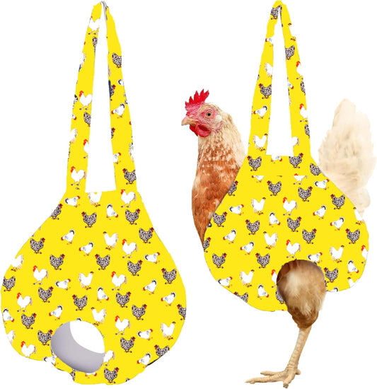 Chicken Holder Bag Chicken Medic Bag Chicken Carrier with Handle Chicken Supplies Catching Hand Bag for Hen Rooster Poultry Chicken Transport (Yellow Mix Color(1 Pack))