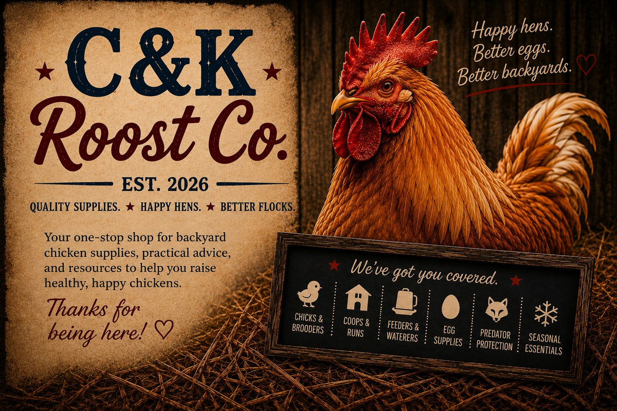 C&K Roost Co. brand introduction graphic — Erica approved