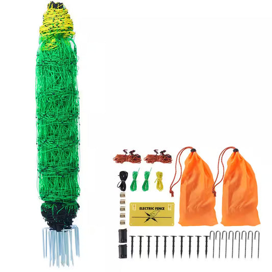 Electric Poultry Netting – 35.4" × 164' with 14 Posts