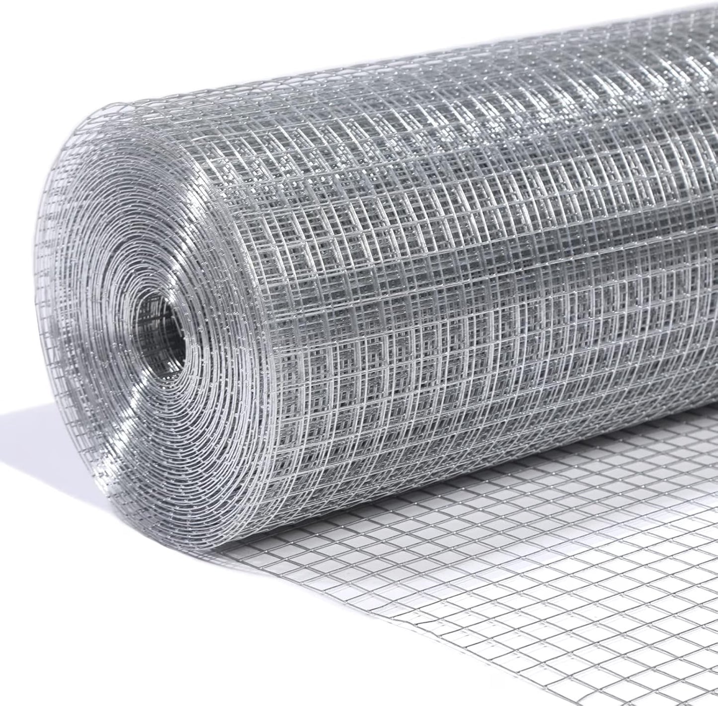 1/2" Hardware Cloth – 48" × 100' Galvanized Wire Mesh for Chicken Coops & Runs