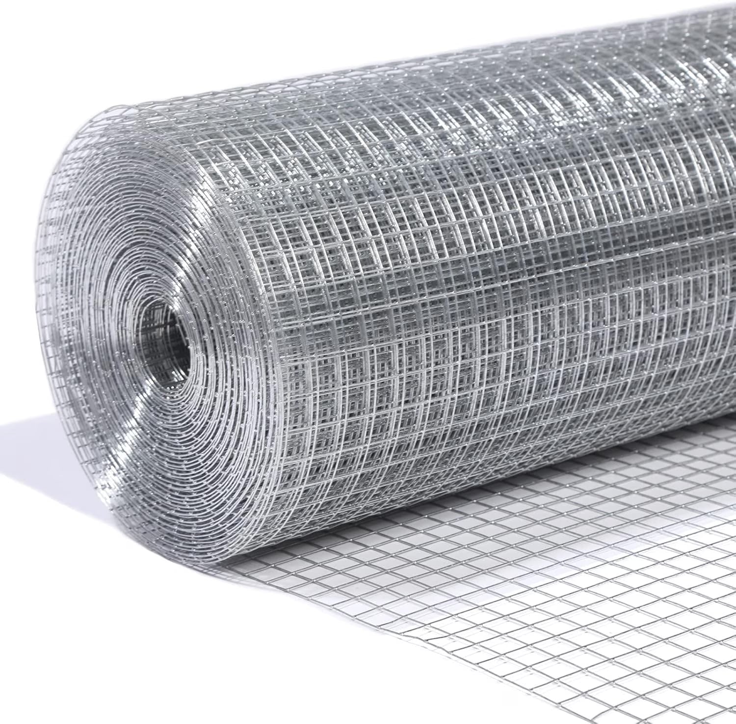 1/2" Hardware Cloth – 48" × 100' Galvanized Wire Mesh for Chicken Coops & Runs