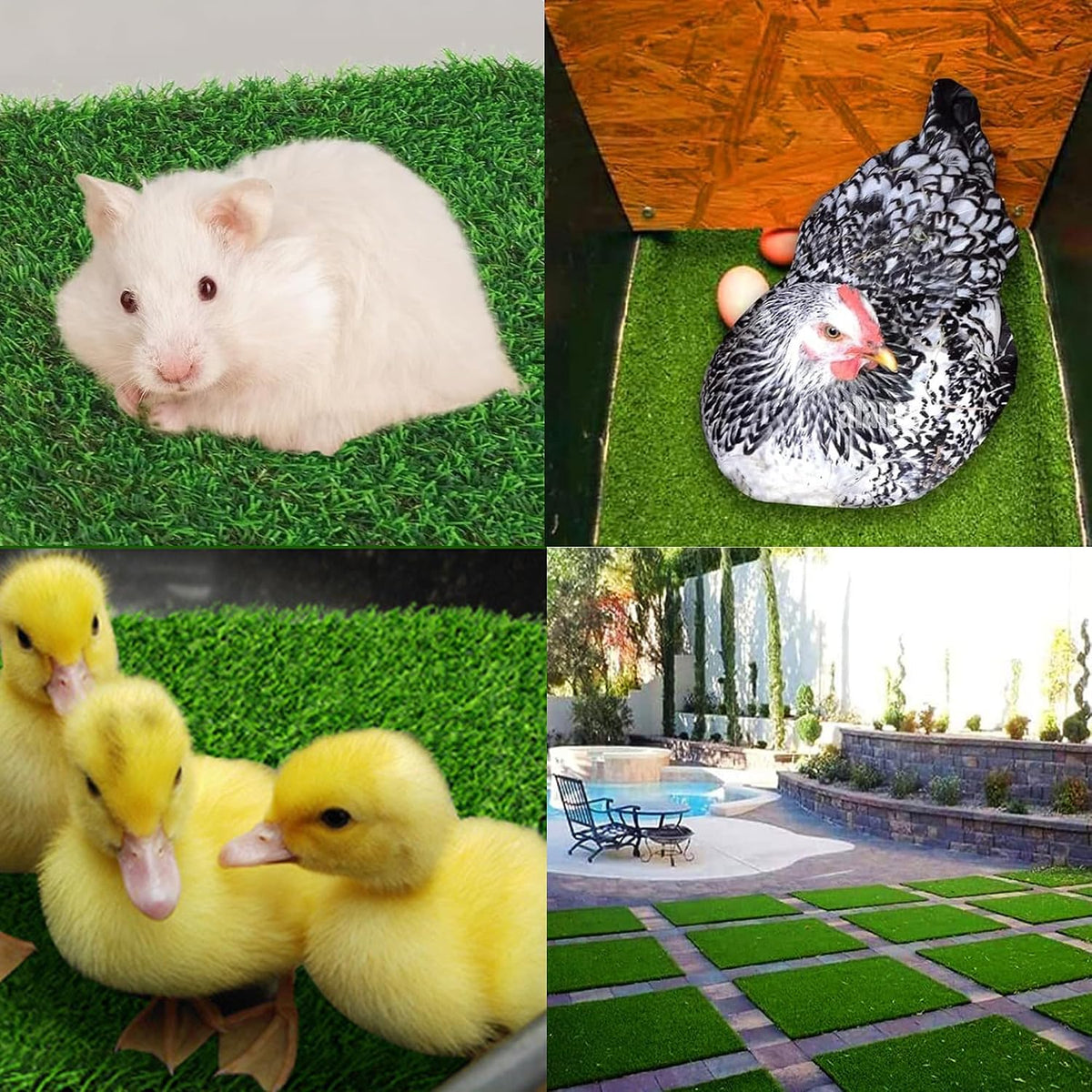 Washable 13-inch chicken nesting pad